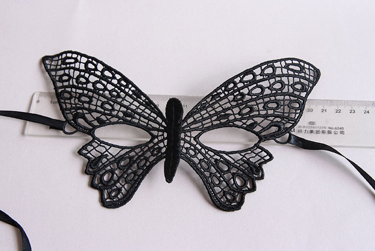 mj13-2 蕾丝大蝴蝶面具 化妆舞会情趣眼罩万圣节派对舞会面罩定型