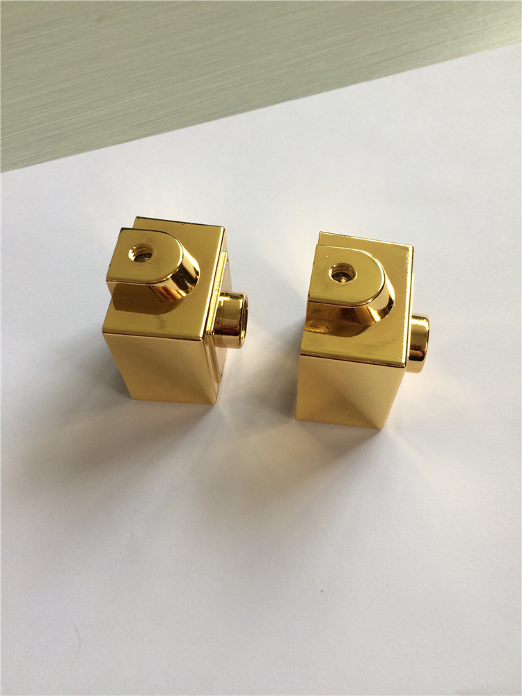 深圳专业电镀厂电镀电子产品五金配件铝合金材料电镀24k黄金色