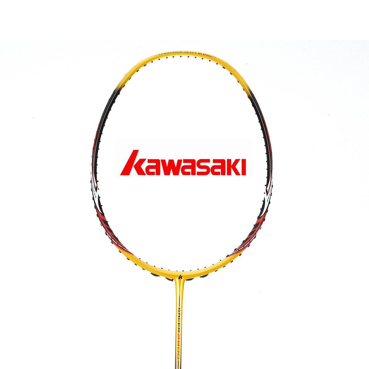 正品 厂家批发kawasaki/川崎羽毛球拍全碳素进攻型羽拍saker 3990