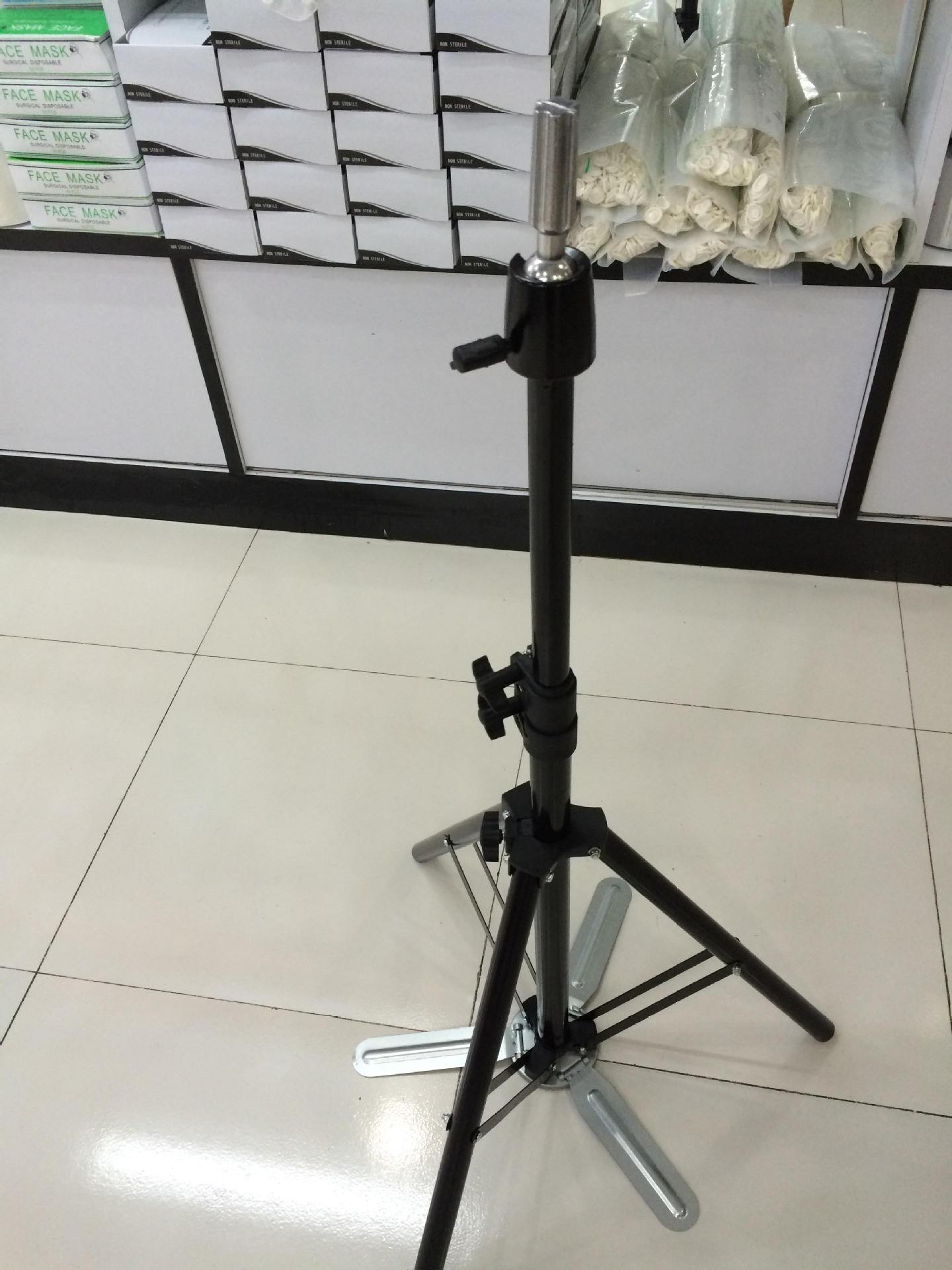 美发练习头三角支架 假人头立式支架 头模落地支架 教习头支架