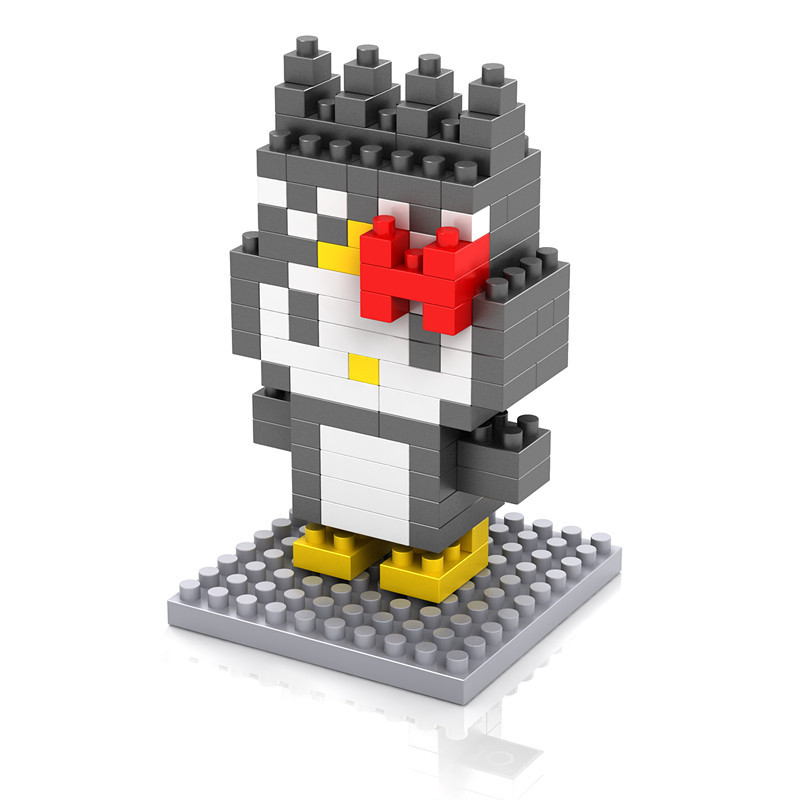 loz益智拼插积木 小颗粒拼装积木kitty美国队长9186