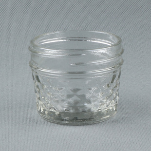 100ml钻石梅森罐 锥形矮款玻璃密封罐 果酱瓶沙拉瓶