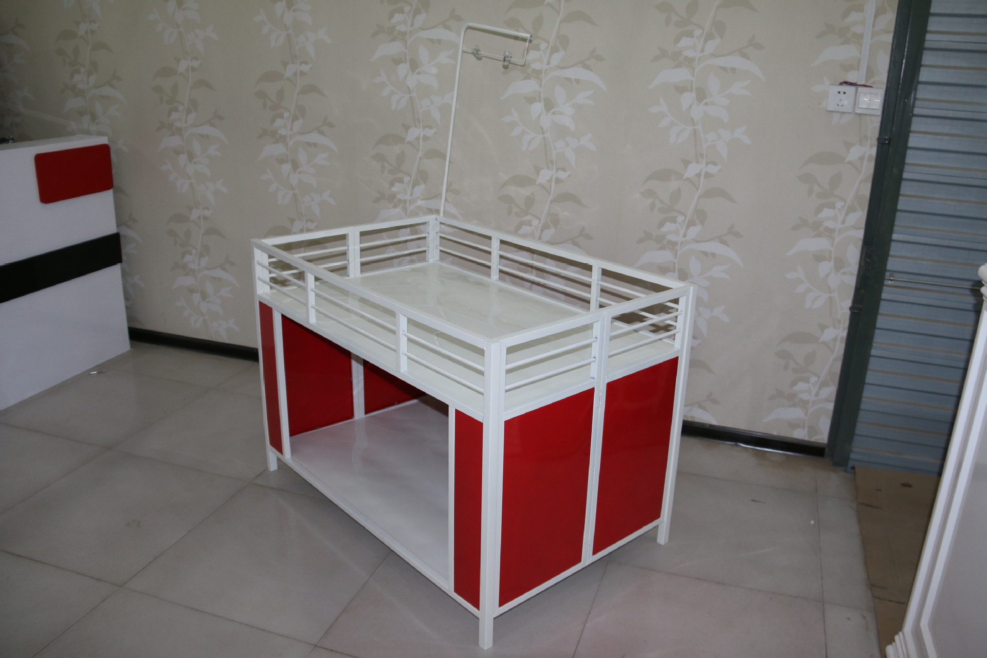 超市折叠超市商场特价花车促销车电镀不锈钢色促销货架