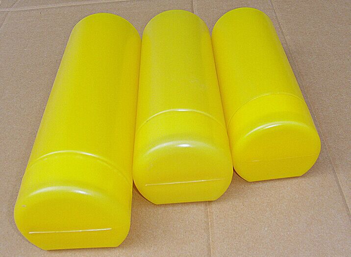 供应大号d形 pp料 吹塑毛巾筒 黄色 白色 可定制