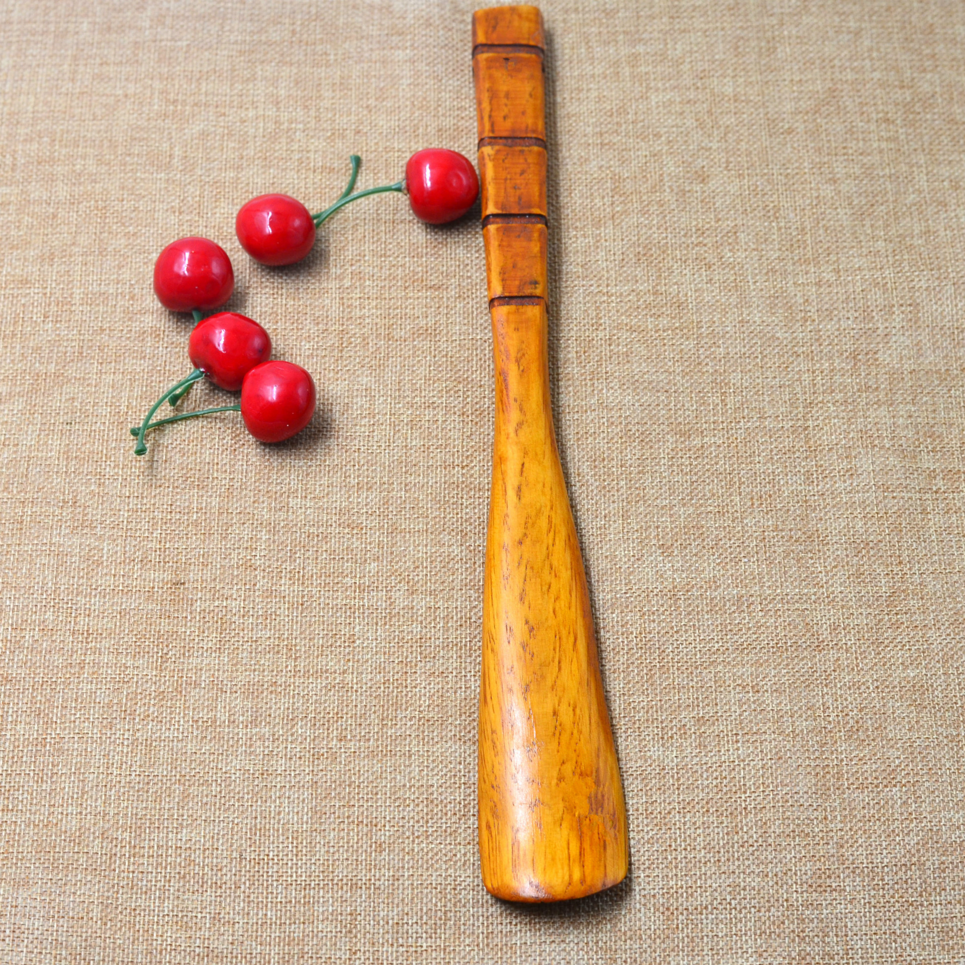 东石艺明 木质 32cm 长柄鞋拔子 木质鞋拔 创意家居可定制