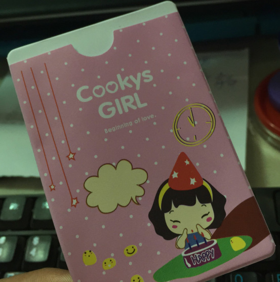 饼干女孩2卡位卡套妞子卡套赠品卡套证卡保护套
