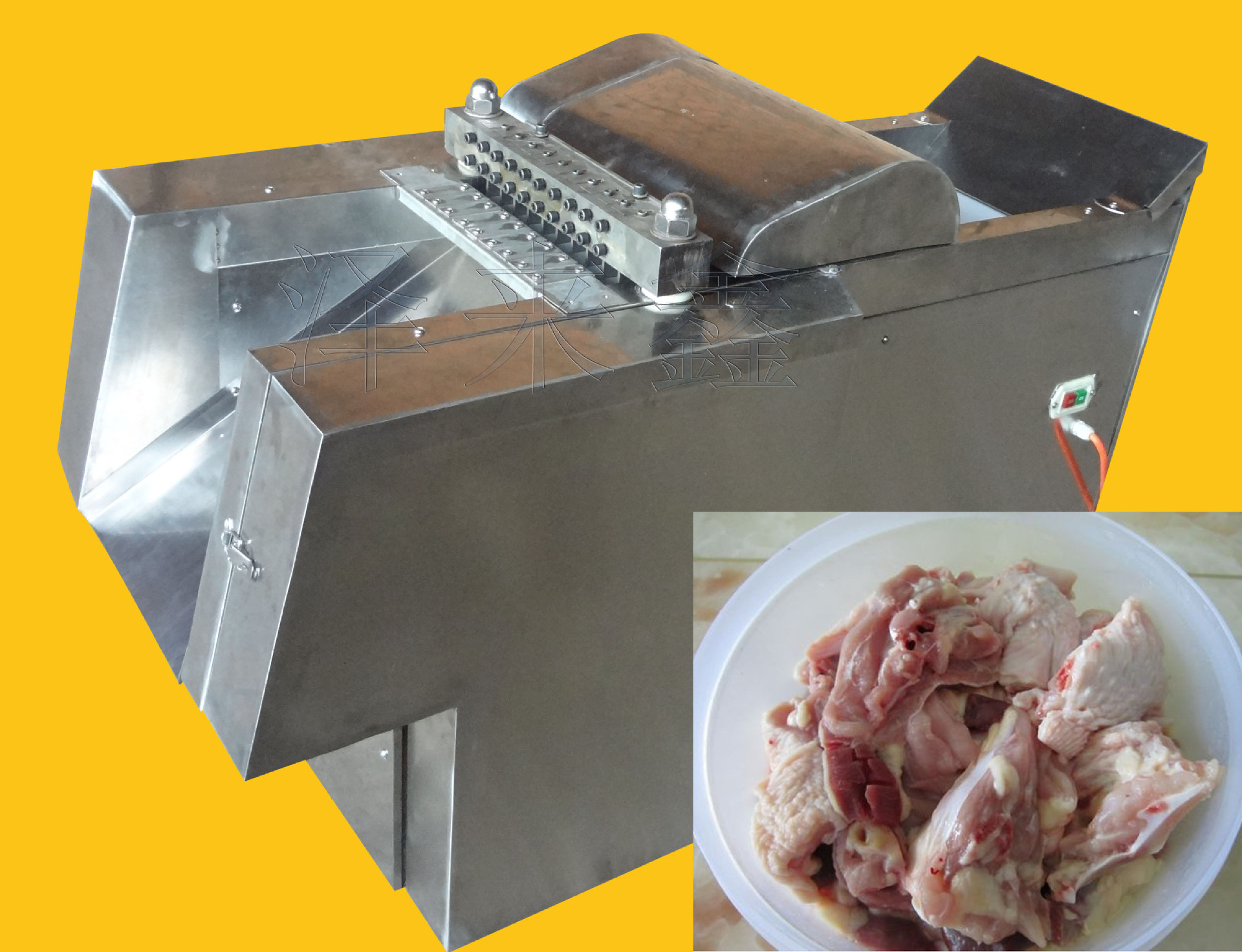 泽来鑫机械 高效 多功能 剁鸡块机 商用 家用