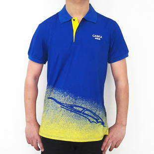 牛奶丝热转印渐变色男士短袖t恤 diyt恤定做广告logo衫厂家订制