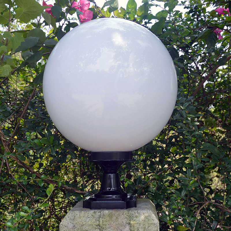 厂家直销柱头圆球 庭院灯 道路灯 草坪灯 围墙灯可定制