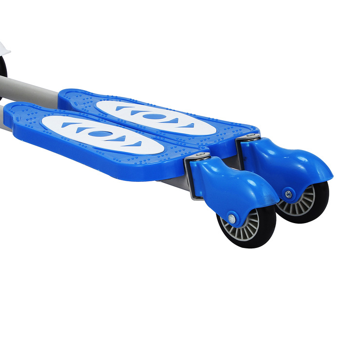 新款天使蛙车可调节高度儿童蛙式滑板车剪刀车 不闪光四轮蛙式车