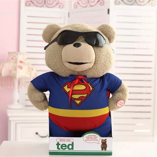 贱熊流氓熊围裙泰迪ted熊毛绒玩具麻吉熊娃娃围裙熊公仔西服泰迪