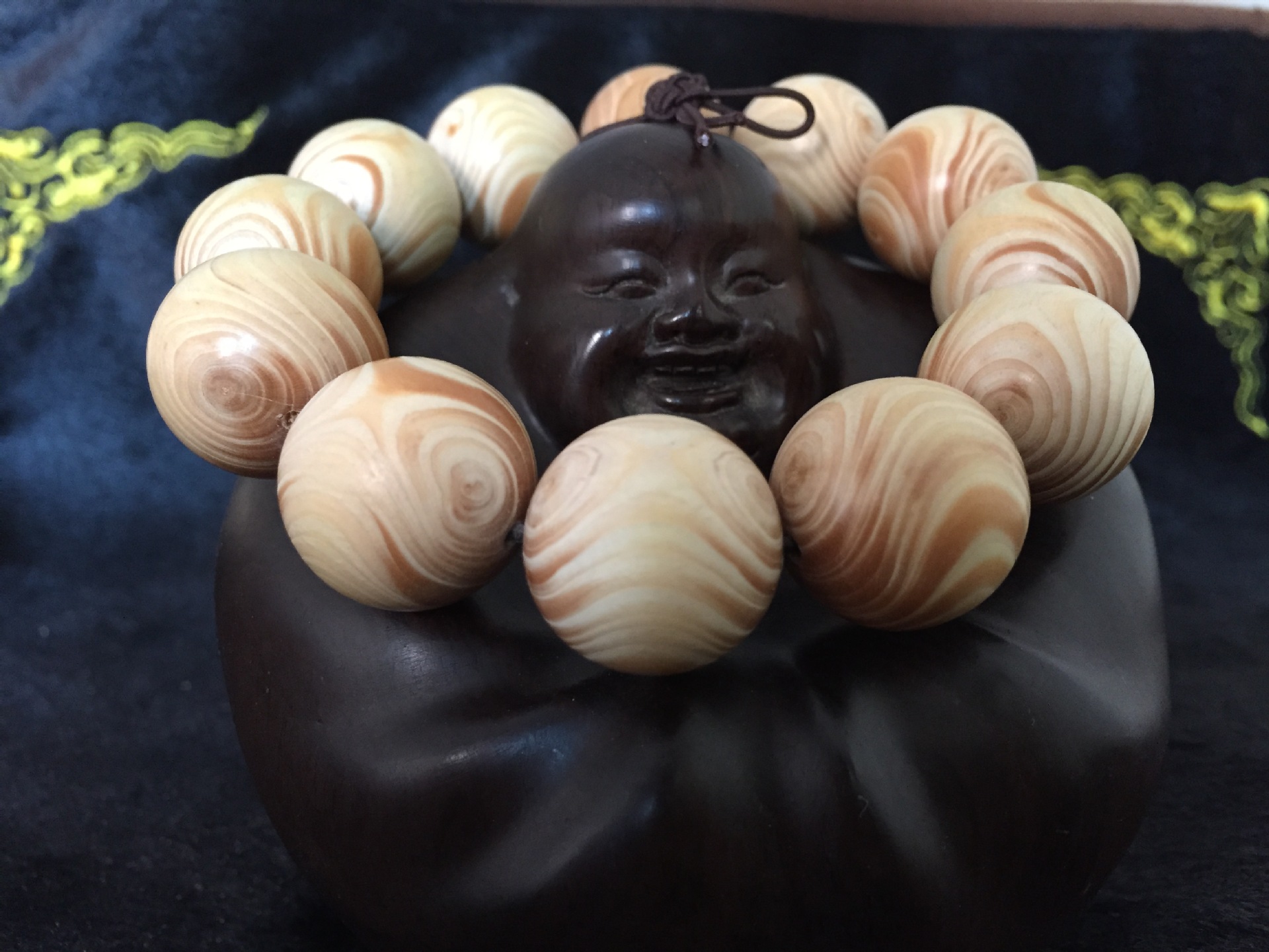 厂家直销象牙木佛珠手串/手链 1.5-2.0cm木质饰品手串男女混批