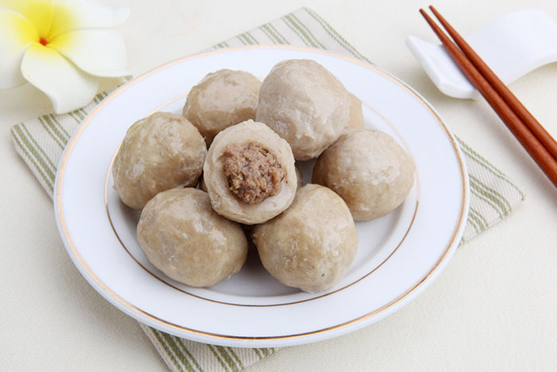 供应速冻食品包心贡丸 高档纯肉制品火锅店专用超q包心贡丸