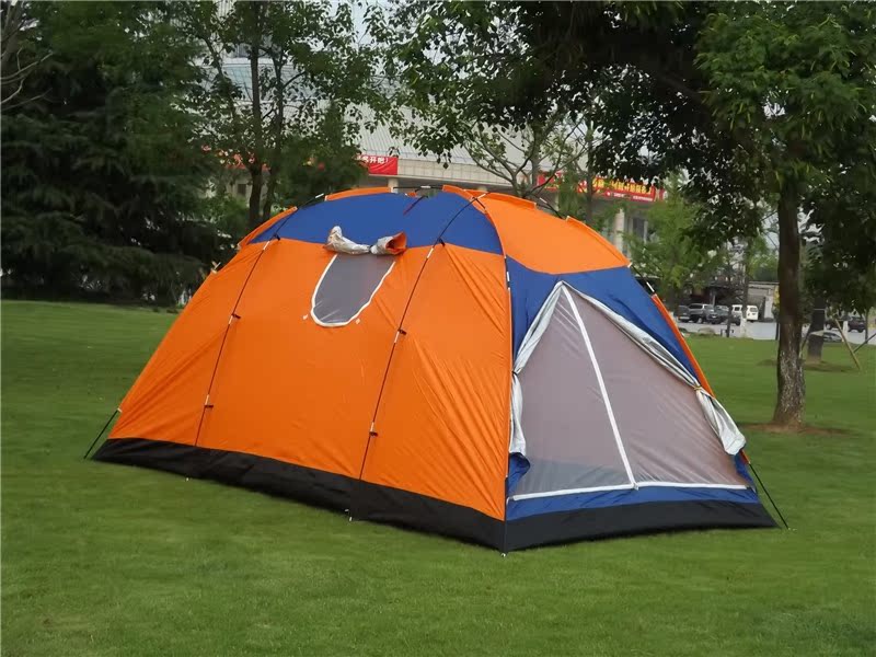 超大户外8人 集体露营野炊大帐篷救灾临时窝棚一件代发