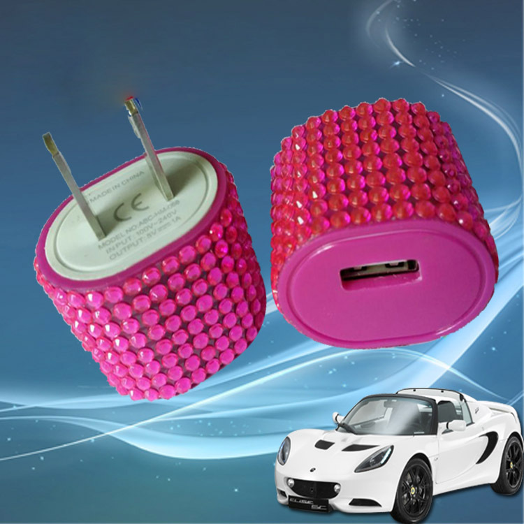 厂家直销椭圆形5v1a手机充电器 椭圆形手机充电头 旅行充电器