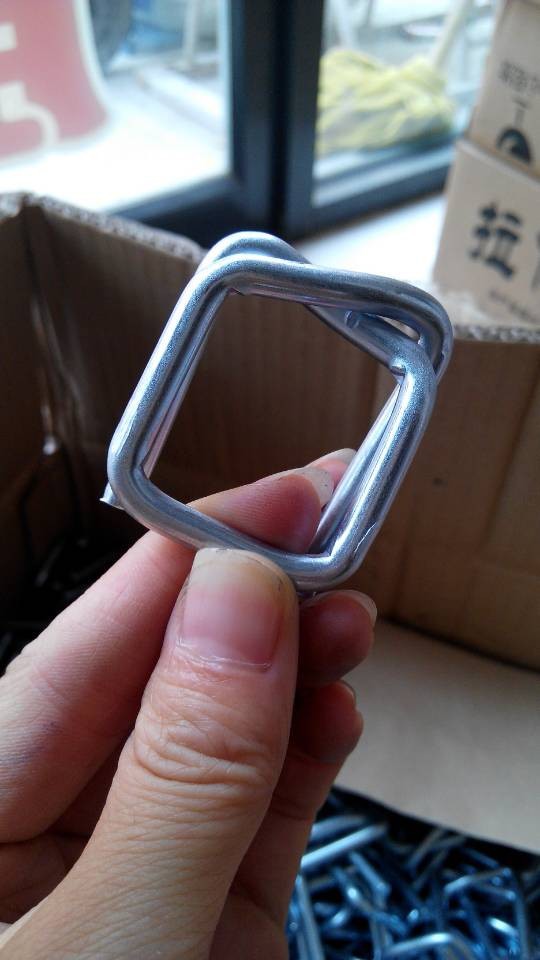 供应聚酯纤维打包带专用打包扣 纤维打包扣 32 回形扣 钢丝扣!