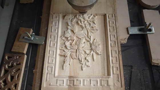 数控气动三头自动换刀橱柜门、衣柜门专用木工雕刻机 1325雕