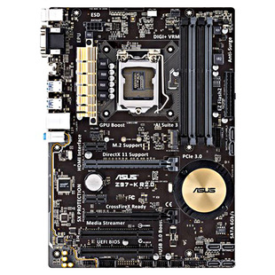 台式机主板华硕z97m-k(r2.0)高端游戏高清影音主流超大板