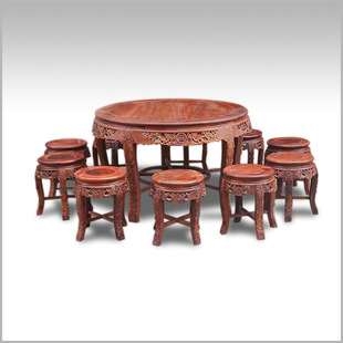 红木古典家具圆桌