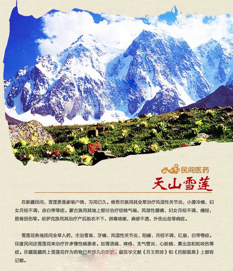 天山雪莲 雪莲花 野生雪莲 祛风湿 中药