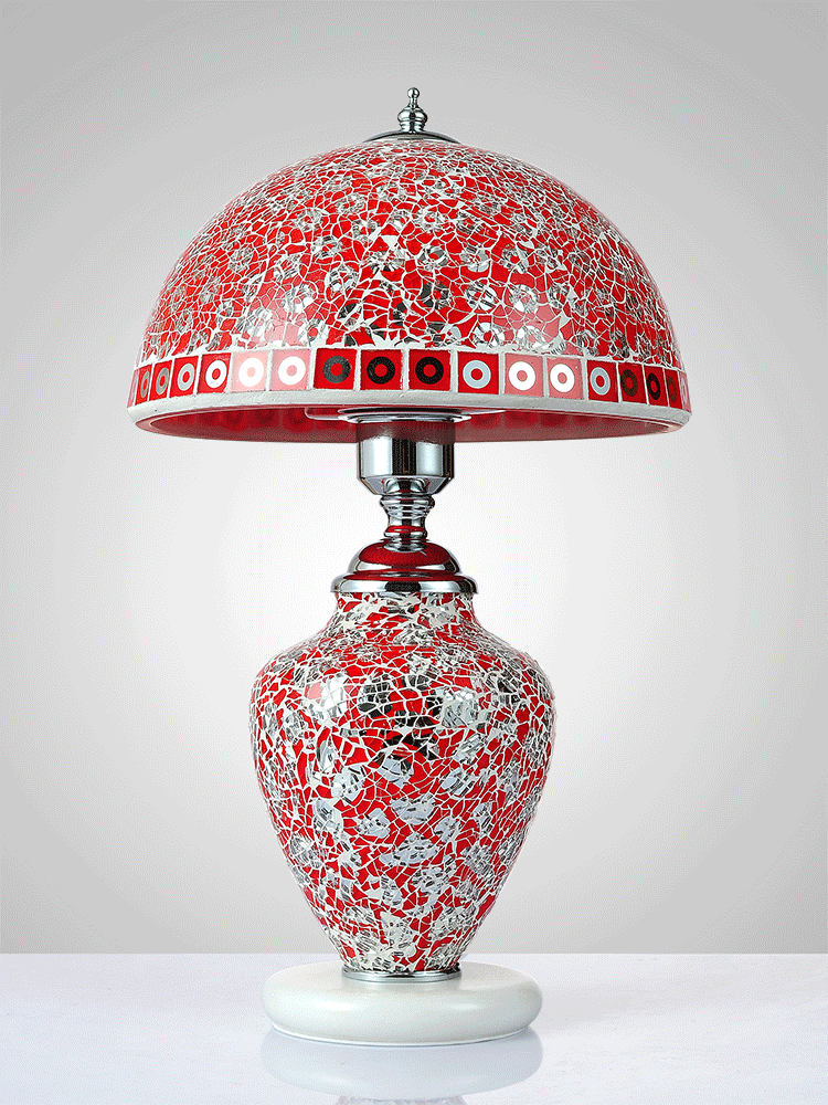 飞标照明/2015新款led台灯/欧式卧室床头柜可调光复古台灯