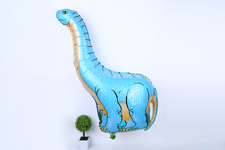 厂家直销 异形大恐龙铝膜氢气球 儿童玩具卡通氢气球 派对装饰用