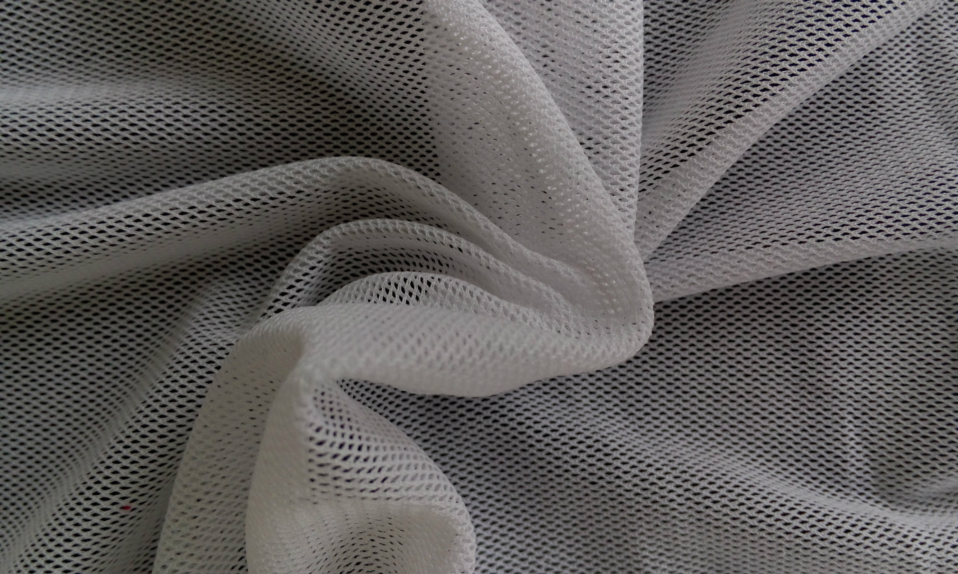 现货小批 漂白色 蚊帐布 菱形网布 低弹网格布