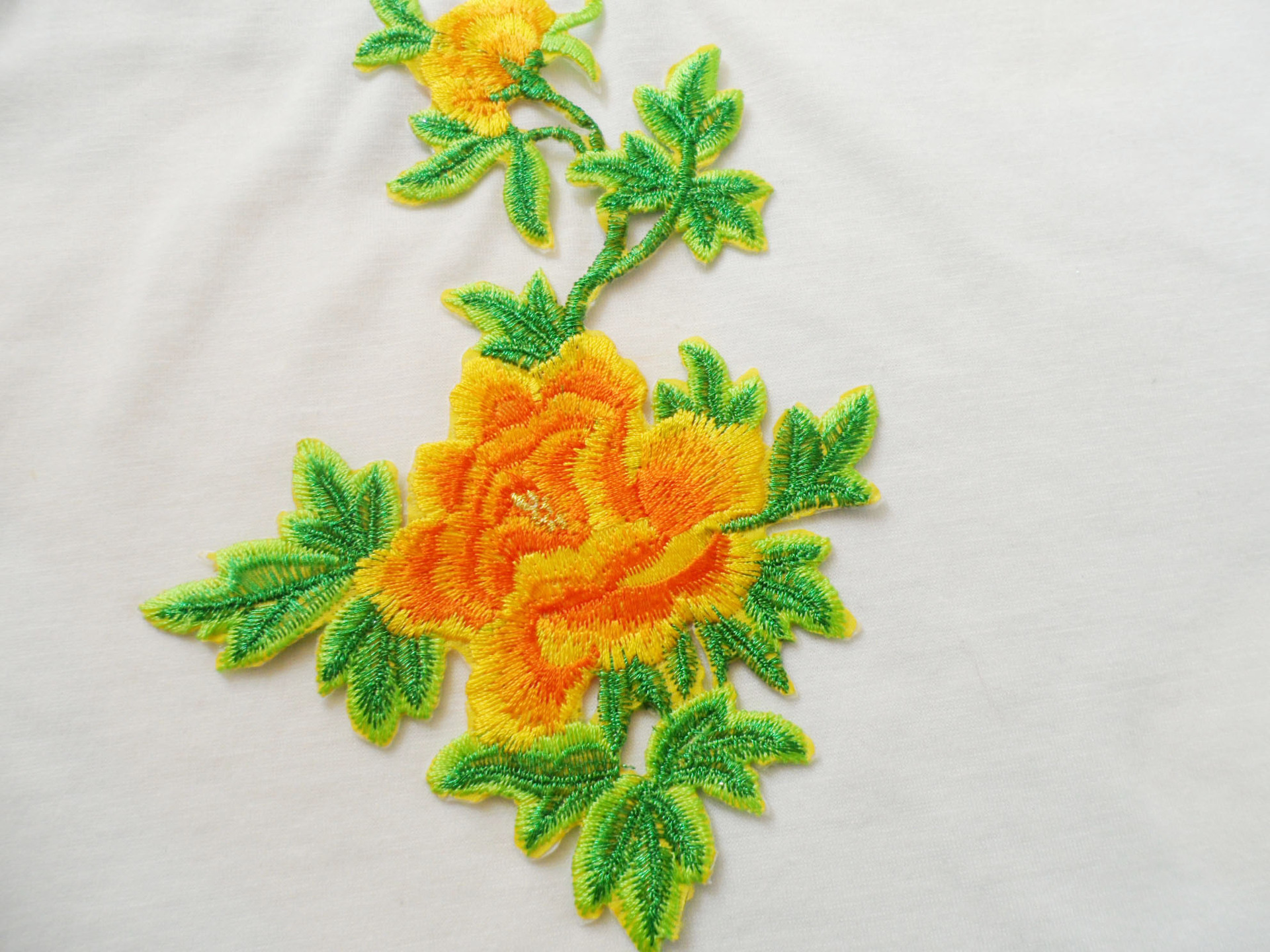 diy重工刺绣烫熨花贴 裙摆贴花 袖口布贴 礼服补丁 辅料布贴