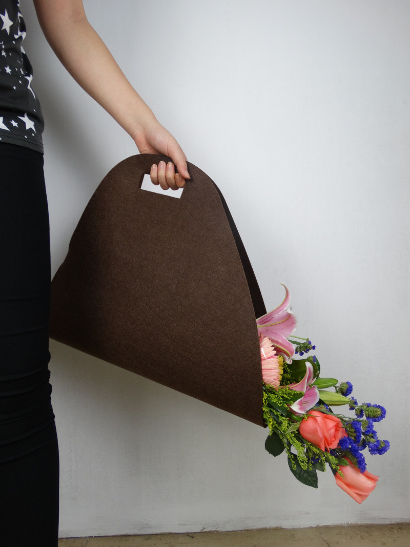 【韦芙丽】 新品 花束手提袋 无纺布花束包装带