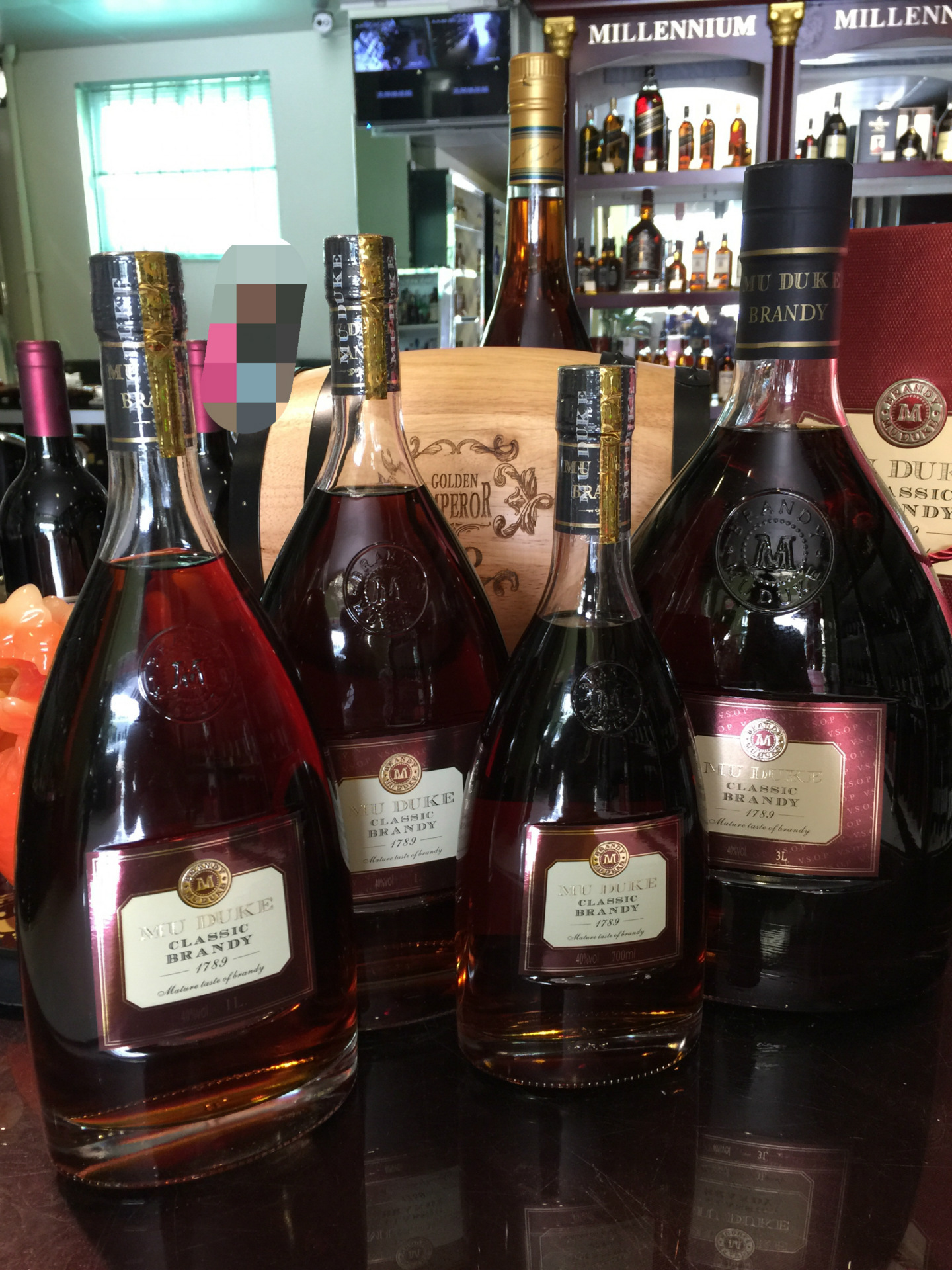 低价批发厂家直供进口法国慕爵vsop白兰地700mlm