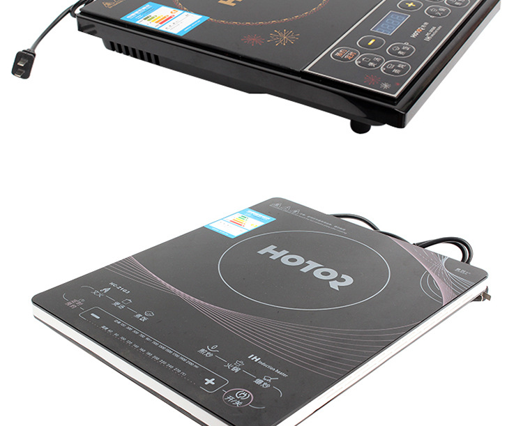 hotor/浩特210g3电磁炉黑晶面板触摸控制一键通超薄款式,2100瓦