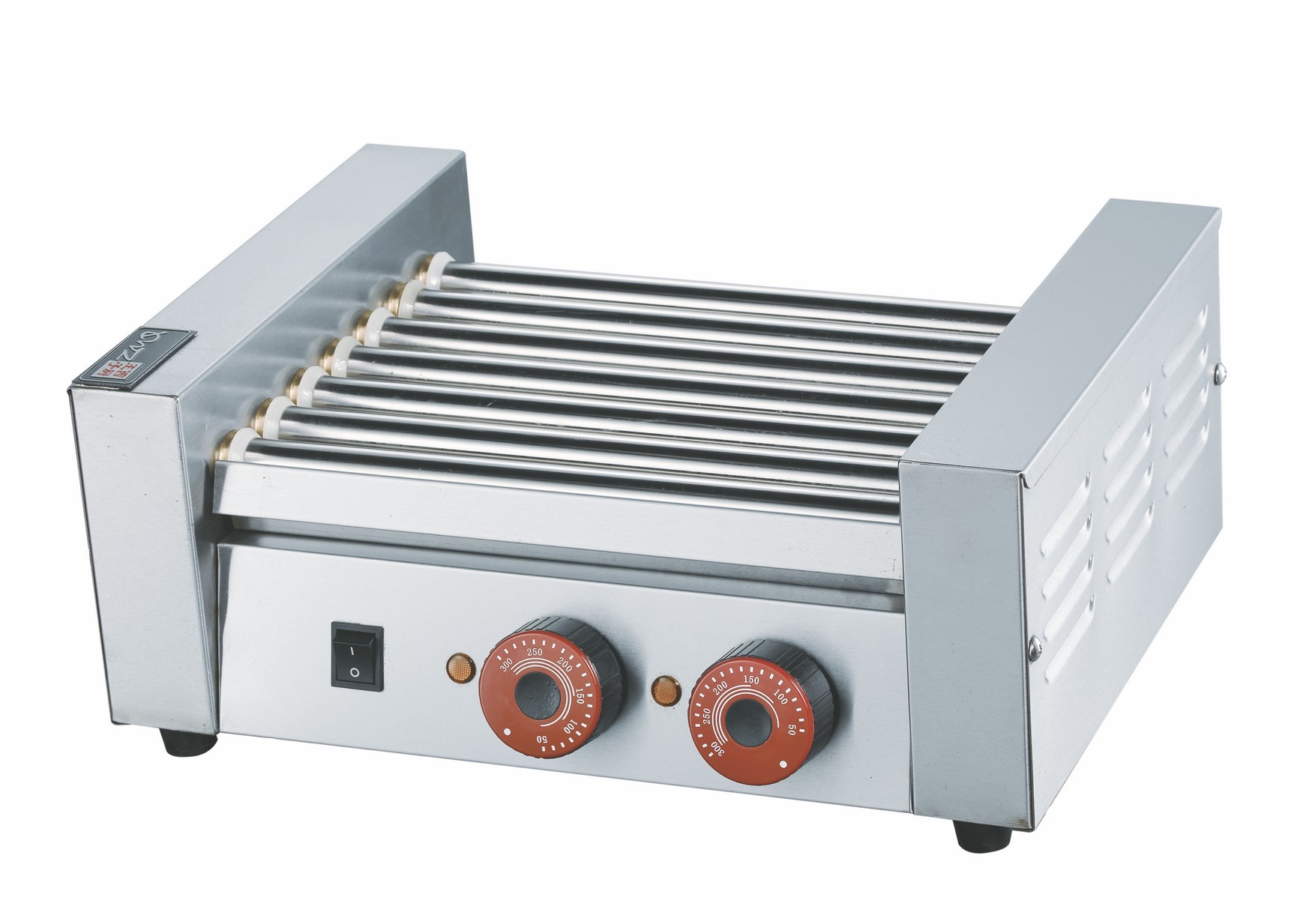 供应烤香肠机 热狗机烤火腿肠机烤肠机 休闲小吃加工设备批发