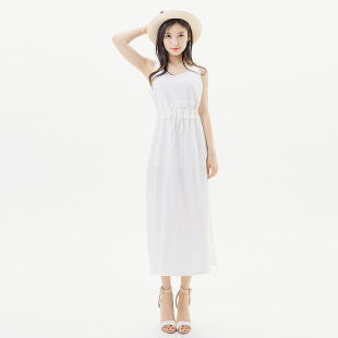 大码女装 白色长裙