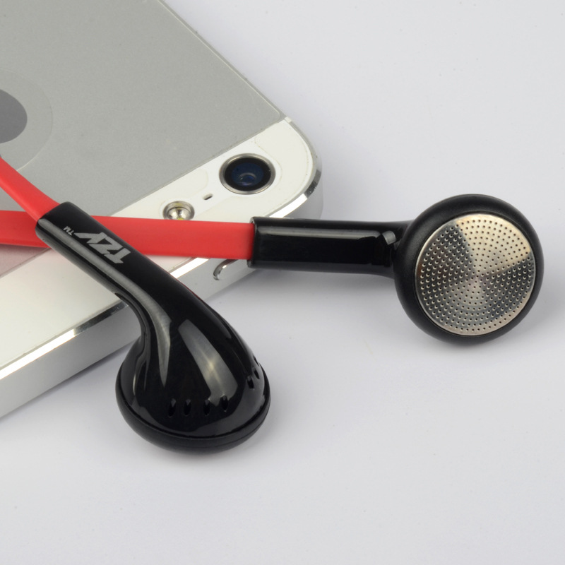 厂家直销 tzy正品 1006 魔音入耳式面条手机耳机 线控带麦