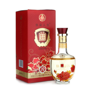 华彩人生 精品红 52度500ml 浓香型中低端白酒批发招商