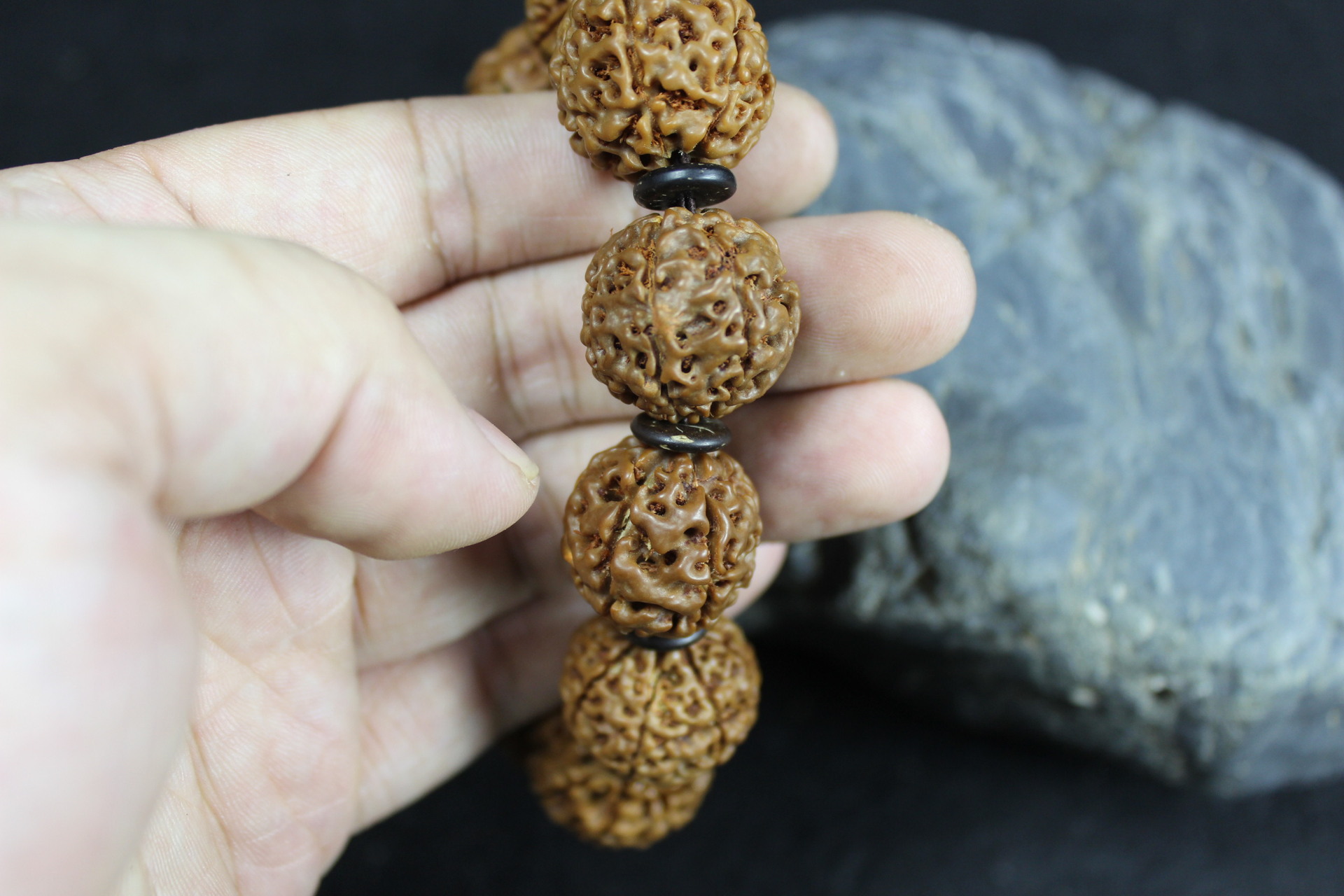 印度复古佛教金刚菩提手串通货手链六瓣菩提念珠佛珠工艺批发