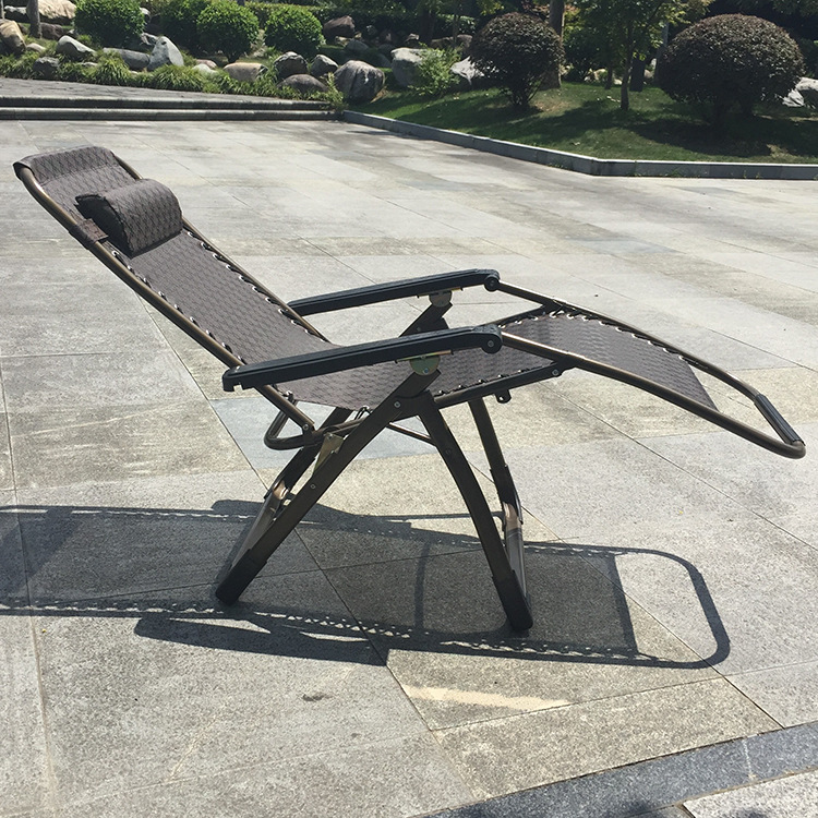 厂家热卖 扁管特斯林躺椅 办公室午休椅 户外休闲椅 折叠躺椅