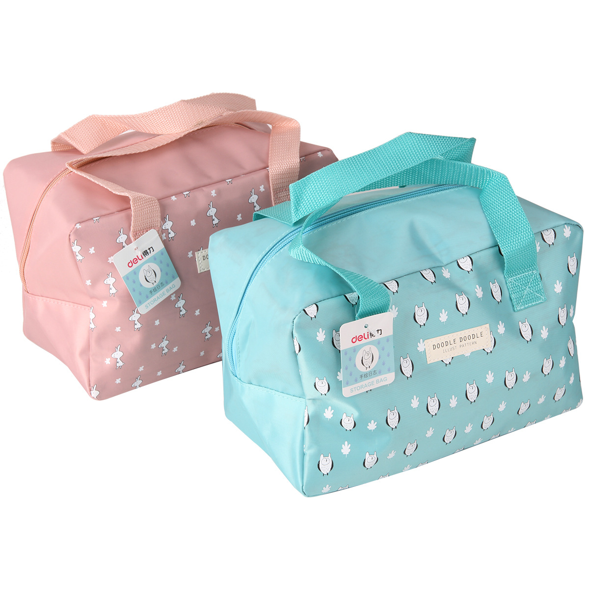 得力5994学生收纳袋 整理袋 可爱卡通色彩亮丽 美术收纳袋 正品