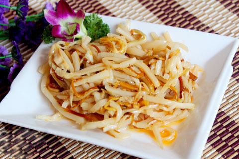 酒店餐饮特色菜/家庭便捷菜/省人工半成品金菇脆笋