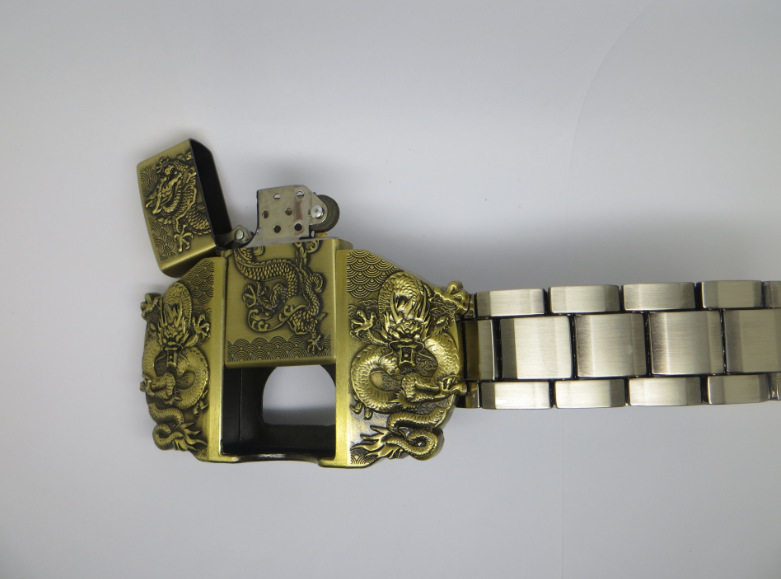 2015新款上市微商货源防身金腰带打火机扣头现货一件代发量大从优