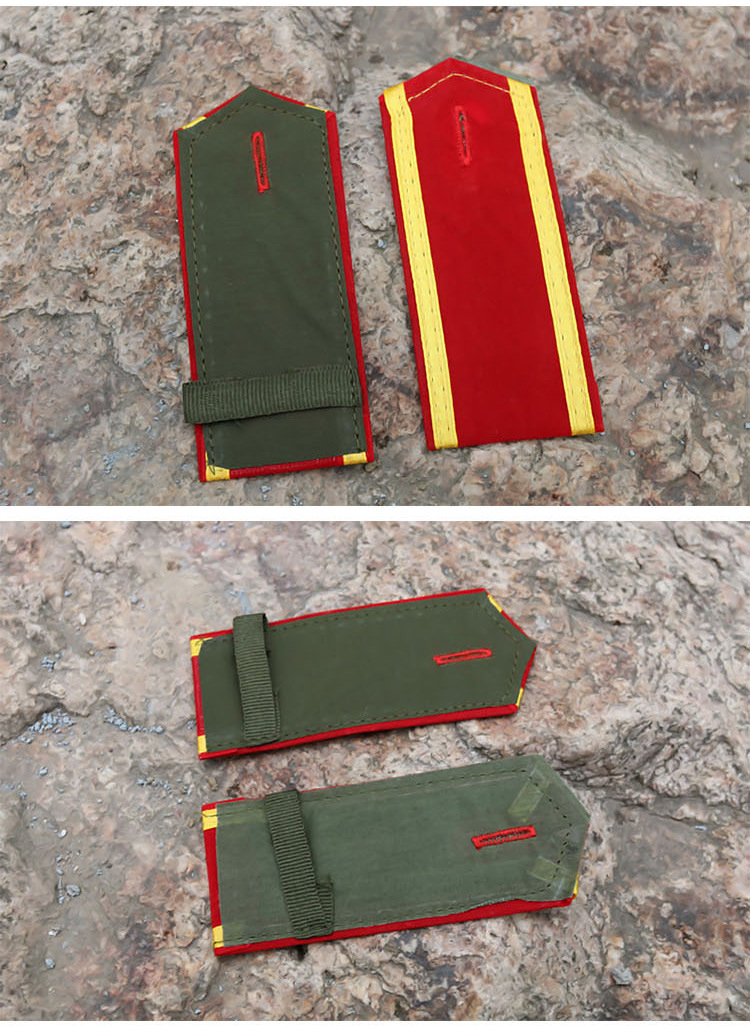 批发美续军训服肩章学生军训迷彩服配件肩章现货批发迷彩配件图片_6