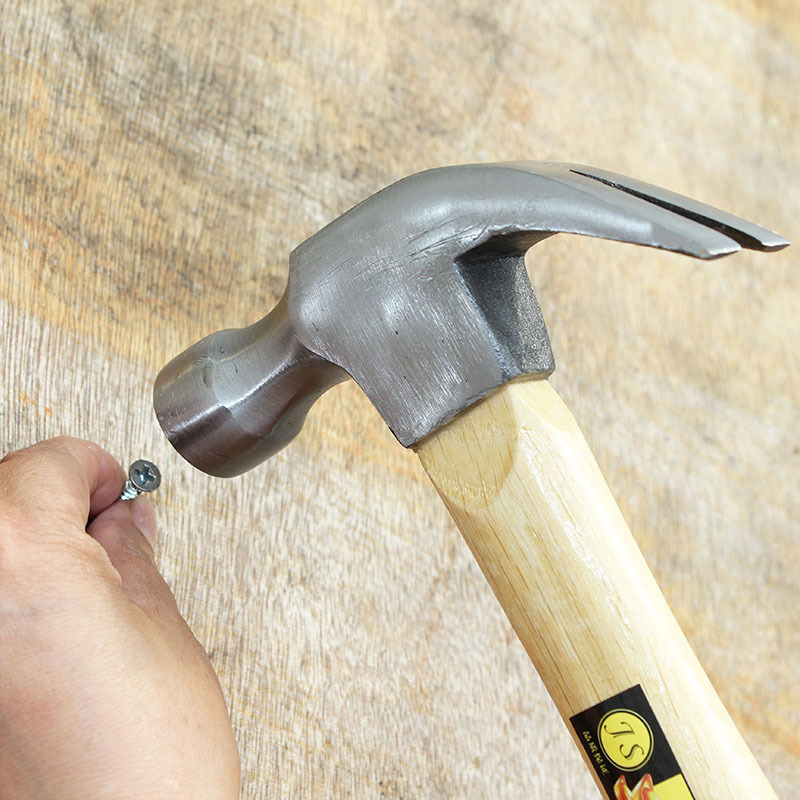 9.9元货源五金工具批发 木柄羊角锤起钉锤 家用工具 10元店配货 图片_