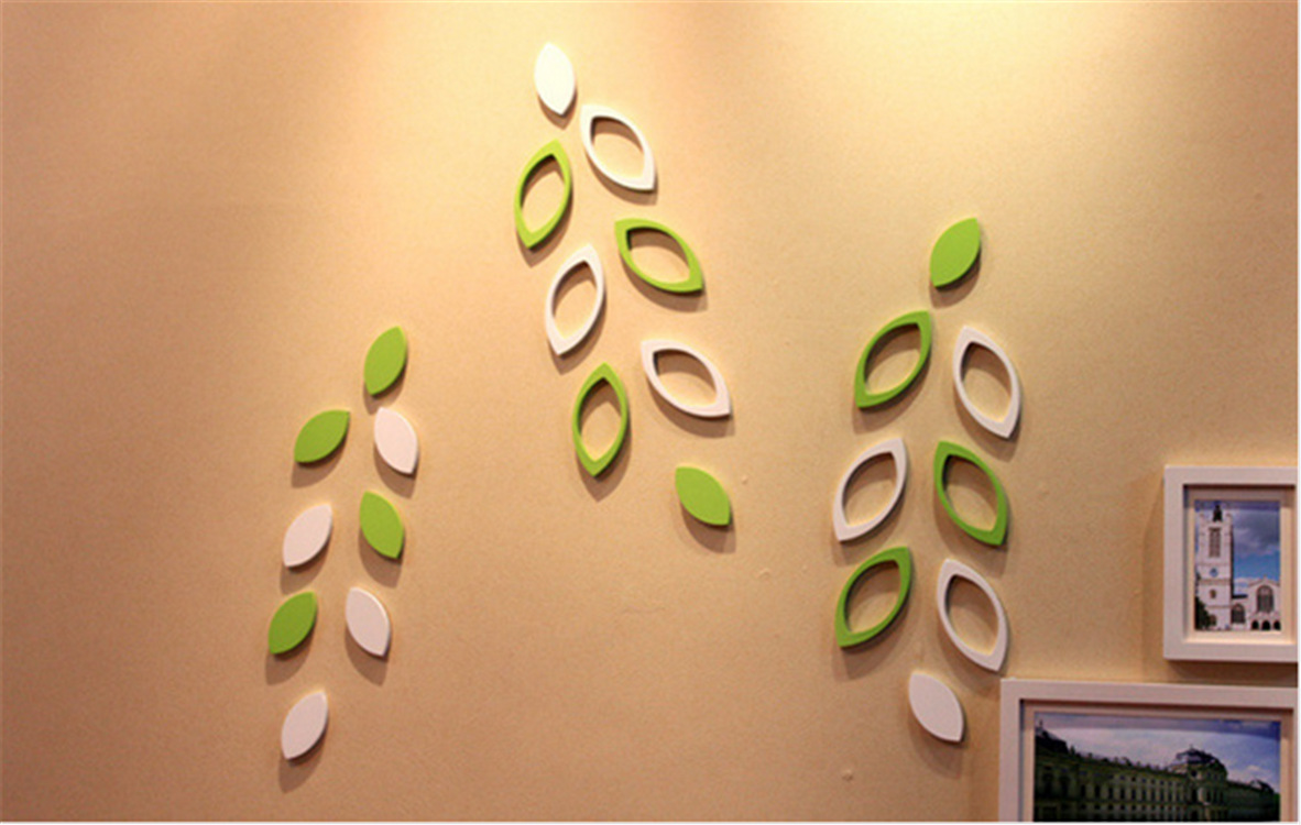 供应墙面装饰 木质3d立体墙贴 蝴蝶 创意时尚墙贴 可移除