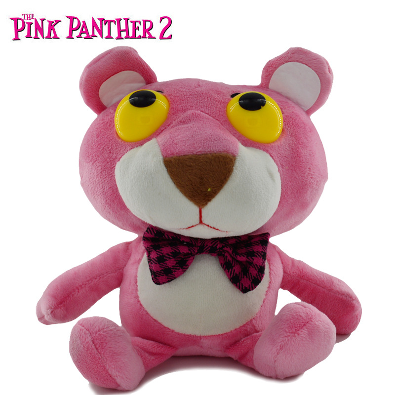 顽皮豹毛绒玩具 可爱达浪粉红顽皮豹pink panther毛绒玩具