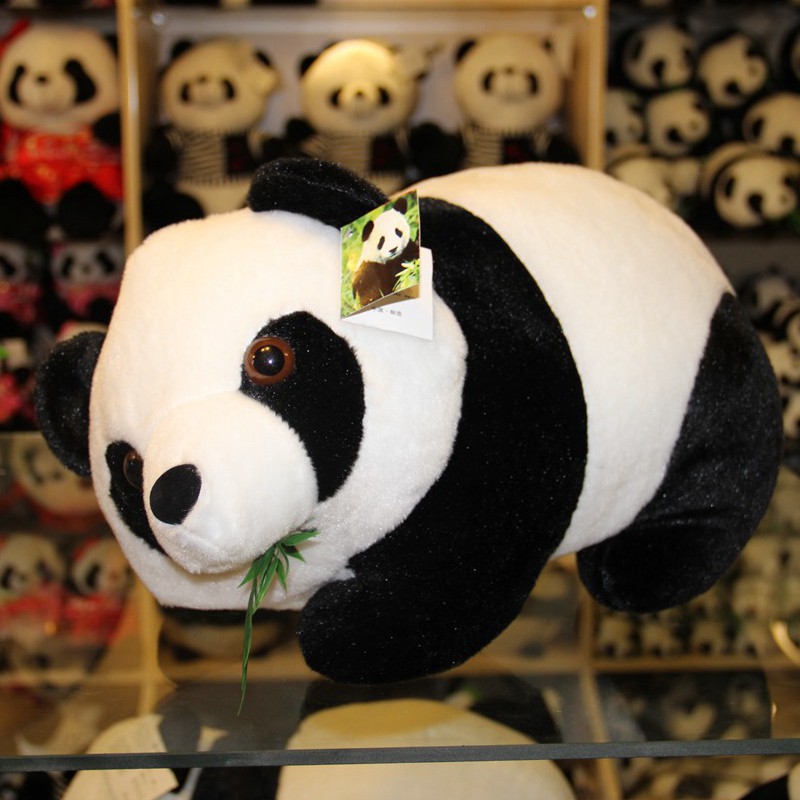 热卖批发 趴趴熊猫 毛绒玩具公仔玩偶 可加工定制logo 招代理
