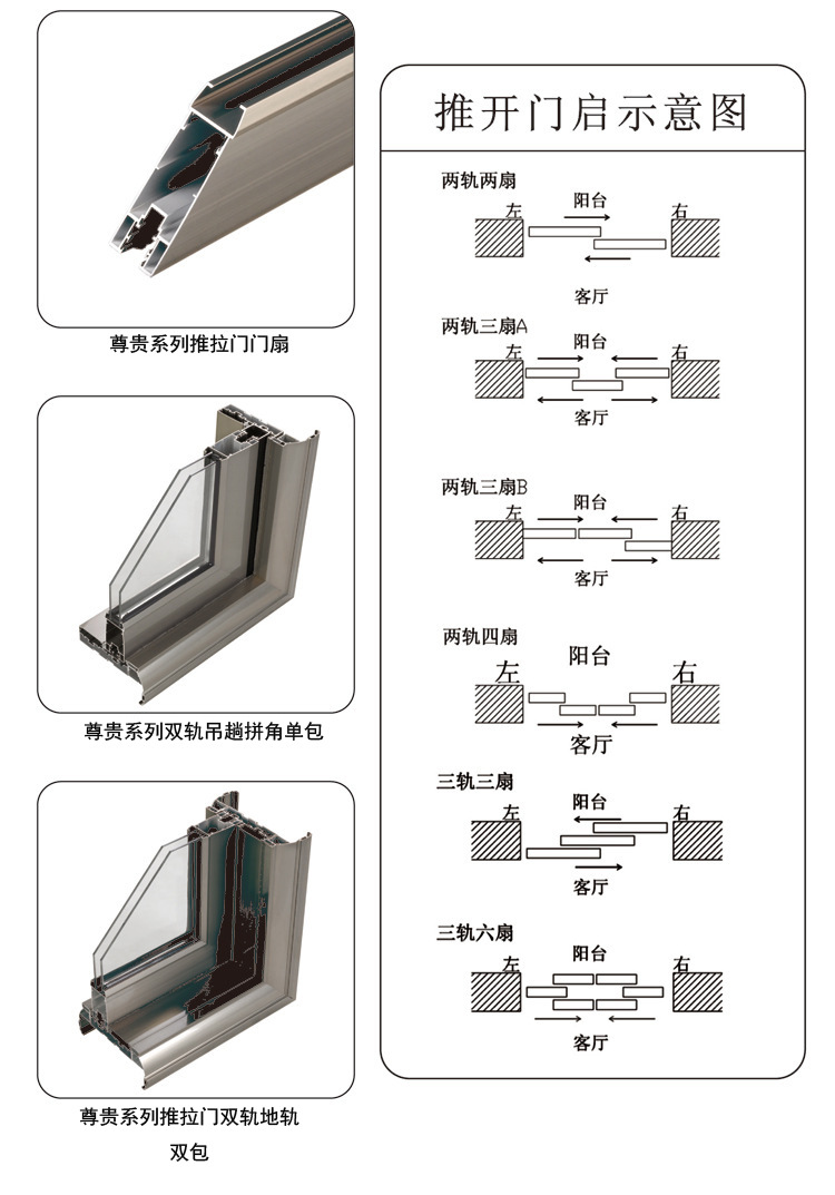 钢化玻璃阳台铝合金推拉门吊趟移门欧式风格客厅推拉门