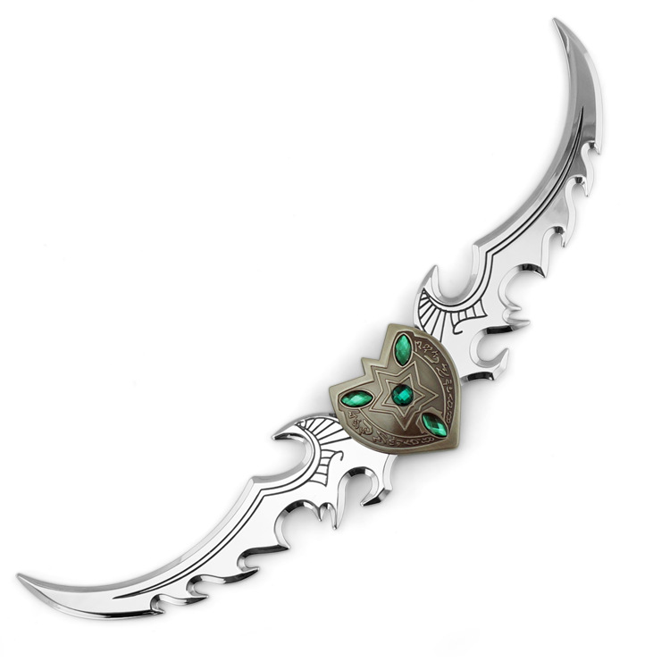 魔兽世界周边 恶魔猎手 伊利丹怒风 埃辛诺斯战刃 蛋刀 武器图片_5