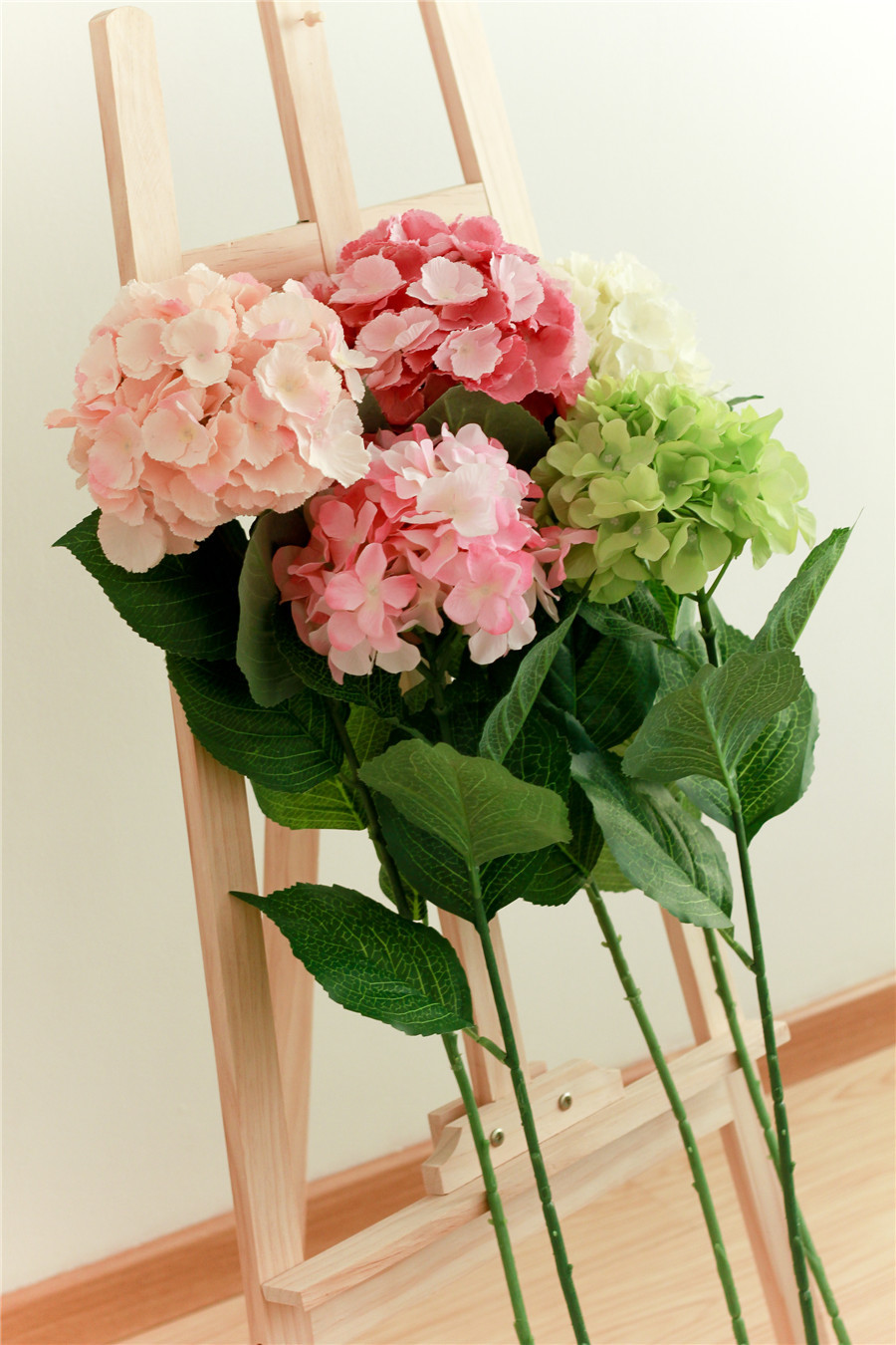 2015新品人造花单支法式洋绣球 仿真花绢花 婚庆手捧假花货源批发