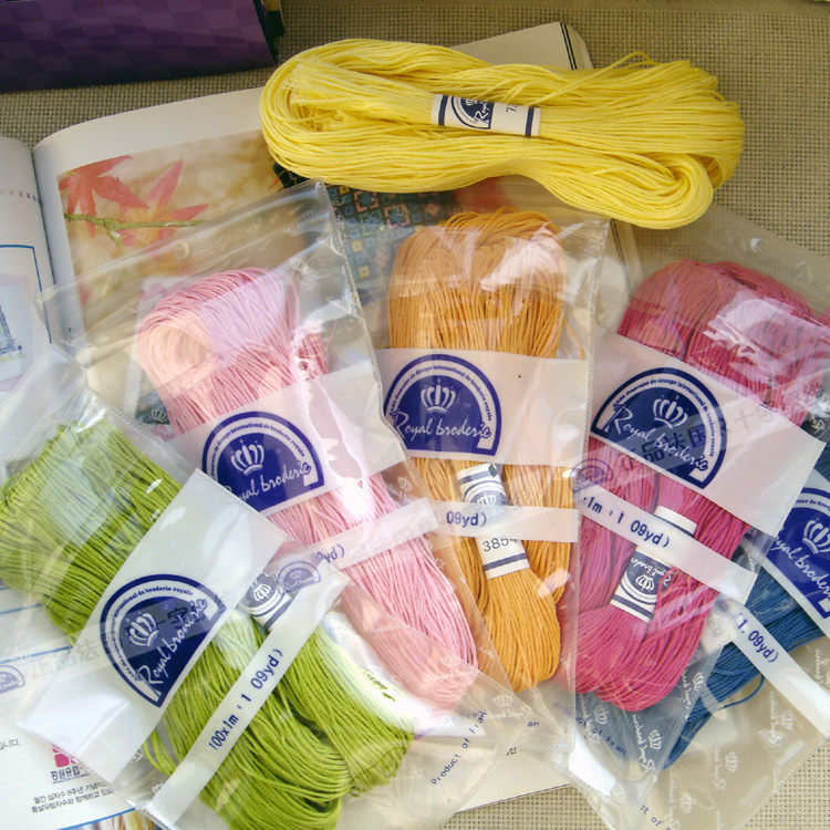 便捷精装十字绣绣花线 dmc色号法国十字绣绣线 十字绣绣线批发