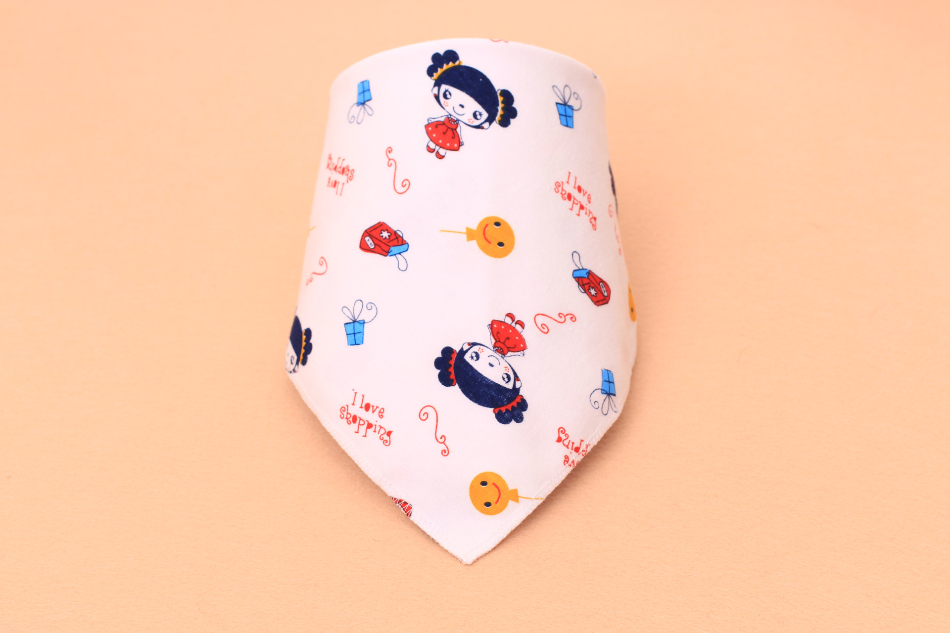 优质纯棉婴儿口水兜婴儿三角巾